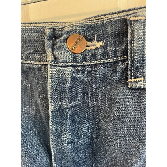 VTG Maverick Jean Shorts Men’s Size 34 Automaticks Denim Retro 5 Pocket Blue - Picture 5 of 6